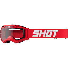 Shot Race Gear Assault 2.0 Solid Red Gloss Goggles