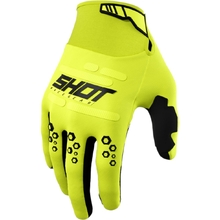 Shot Race Gear 2027 Vision Neon Yellow Gloves