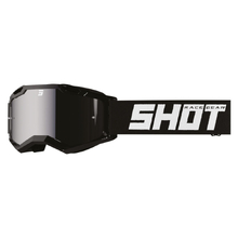 Shot Race Gear Assault 2.0 Solid Black Iridium Goggles