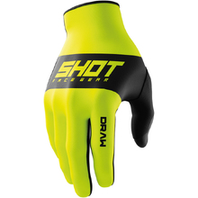 Shot Race Gear 2027 Draw Sky Neon Yellow Kids Gloves