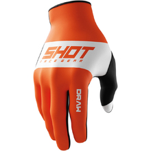Shot Race Gear 2027 Draw Sky Orange Kids Gloves