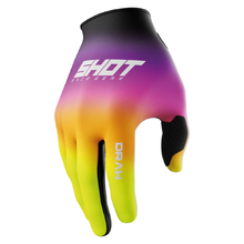 Shot Race Gear 2027 Draw Shade Pink/Neon Yellow Kids Gloves