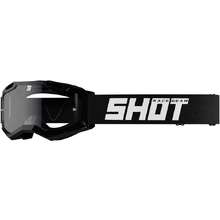 Shot Race Gear Rocket 2.0 Solid Black Gloss Kids Goggles