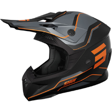 Shot Race Gear 2027 Pulse Lines Matte Black/Orange Helmet