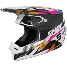 Shot Race Gear 2027 Speed Wave Black/White Pearl Helmet