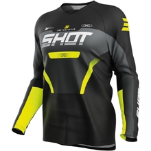 Shot Race Gear 2027 Draw Struck Grey Kids Jersey