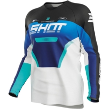 Shot Race Gear 2027 Draw Struck Blue Kids Jersey
