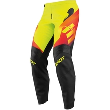 Shot Race Gear 2027 Draw Rocket Neon Yellow Kids Pants
