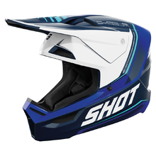 Shot Race Gear 2027 Furious Stadium Blue Gloss Helmet