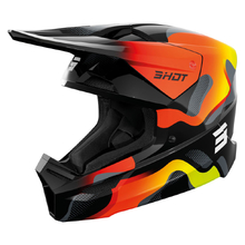 Shot Race Gear 2027 Furious Zebra Neon Yellow Helmet