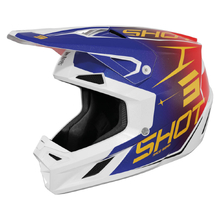 Shot Race Gear 2027 Speed Side Red/Blue Pearly Kids Helmet
