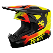 Shot Race Gear 2027 Furious Rocket Neon Yellow Gloss Kids Helmet