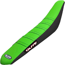Guts Racing Kawasaki KX450F 19-26 KX250F 21-26 Gripper Ribbed Green/Green/Black Seat Cover