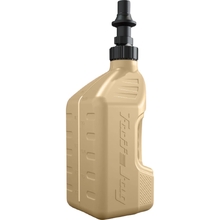 Tuff Jug Gen 3 10L Desert Tan/Black Ripper Cap Fuel Can w/ View Strip