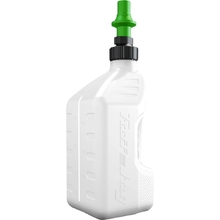 Tuff Jug Gen 3 10L White/Kawasaki Green Ripper Cap Fuel Can w/ View Strip