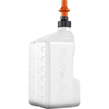 Tuff Jug Gen 3 20L White/Orange Ripper Cap Fuel Can w/ View Strip