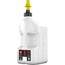 Tuff Jug Gen 3 20L White/Yellow Ripper Cap Fuel Can w View Strip