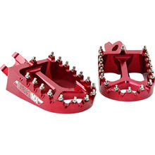 States MX Suzuki RMZ450 05-09 Red Foot Pegs