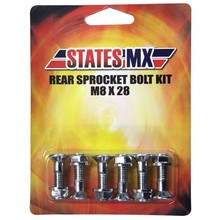 States Mx M8x28 Sprocket Bolts 6 Pack