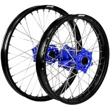 States MX Husqvarna TC/FC 14-22 21"/19" Black/Blue/Silver Wheel Set