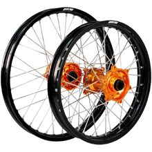 States MX KTM EXC/EXC-F 03-23 21"/18" Black/Orange/Silver Wheel Set