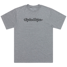 Troy Lee Designs Signature Grey Heather Short Sleeve Tee