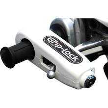 Grip-Lock White Handlebar Grip Lock