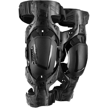 EVS Web Eclipse Black Knee Brace Set