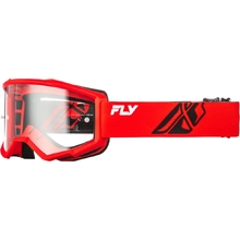 Fly Racing Focus Red/Black Clear Goggles