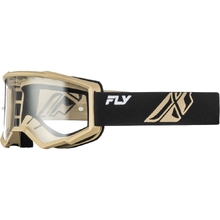Fly Racing Focus Black/Khaki Clear Goggles