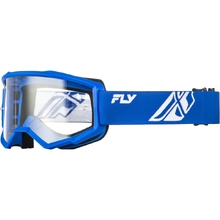 Fly Racing Focus Blue/Black Clear Kids Goggles