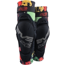 EVS Slayco96 Explosion Red/Yellow/Green Kids Knee Guards