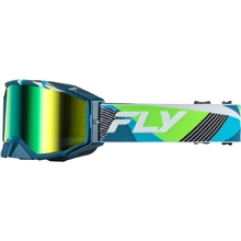 Fly Racing Zone Elite Retro Green Iridescent Green Mirror Goggles