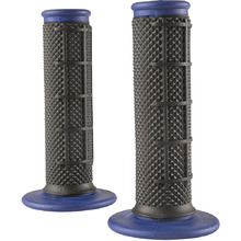 Oneal Half Waffle Dual Compound Black/Blue MX Pro Grips