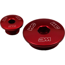 Works Connection Honda CRF 150-450 Red Engine Plug Kit