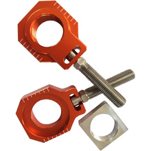 Ballards KTM SX/F 12-22 Orange Lollipop Axle Blocks