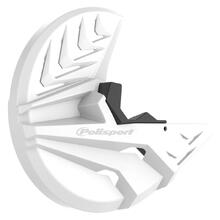 Polisport Kawasaki KX-F 19-24 White Disc & Bottom Fork Protector