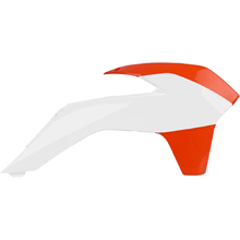 Polisport KTM SX/SXF/EXC/EXC-F 13-16 Orange/White Radiator Shrouds