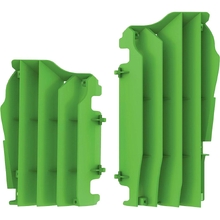 Polisport Kawasaki KX250F 21-24 KX450F 16-23 Green Radiator Louvers