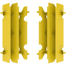 Polisport Suzuki RM125 01-11 DRZ400E 00-20 Yellow Radiator Louvers