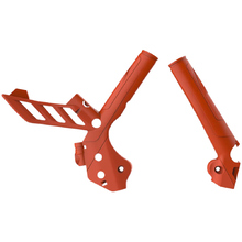 Polisport KTM EXC/EXC-F 17-19 Husqvarna FC/TC 16-18 FE/TE 17-19 Orange Frame Protectors