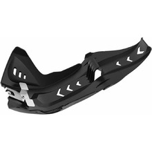 Polisport KTM/Husqvarna 250-350 SXF/FC 16-19 Black Fortress Skid Plate & Linkage Guard