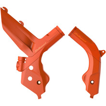 Polisport KTM SX/SX-F 19-22 EXC/EXCF 20-23 Orange Frame Guards