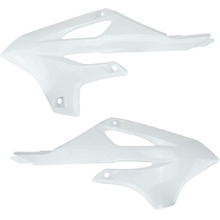 Polisport Yamaha YZ85 22-27 White Radiator Shrouds