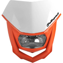 Polisport Orange/White Halo Headlight