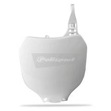 Polisport Yamaha YZ/YZF White Front Number Plate