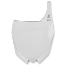 Polisport Yamaha YZ/YZF/YZF-X White Front Number Plate