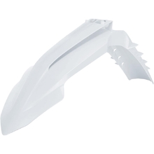 Polisport KTM SX/SXF 23-27 EXC/EXCF 24-27 White Front Fender