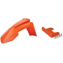 Polisport KTM SX/SX-F 07-12 EXC/EXC-F 08-13 Orange Front Fender w/Adaptor