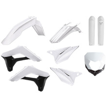 Polisport Sherco SE-R/SEF-R 125-500 18-23 White Enduro Plastics Kit